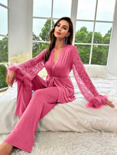 Pijama cu puf Cecilia