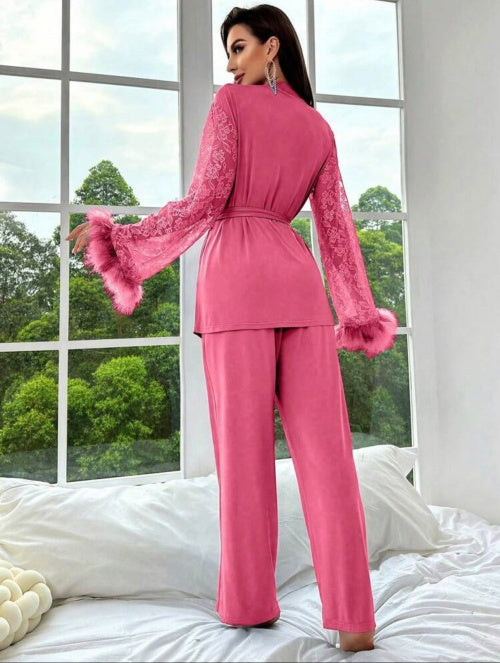 Pijama cu puf Cecilia