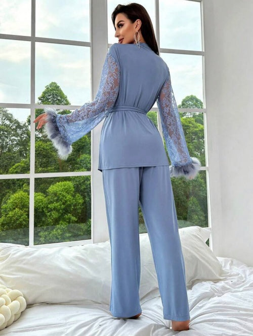 Pijama cu puf Cecilia