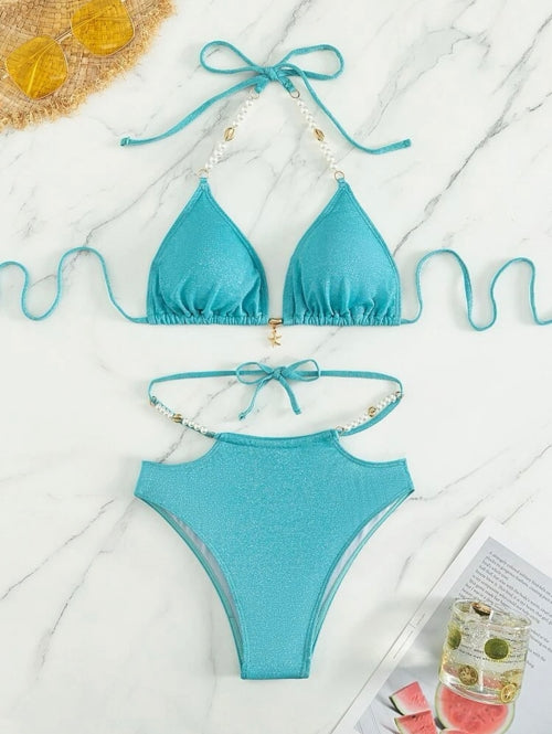 Costum de baie 2 piese Glitter