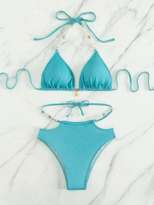 Costum de baie 2 piese Glitter