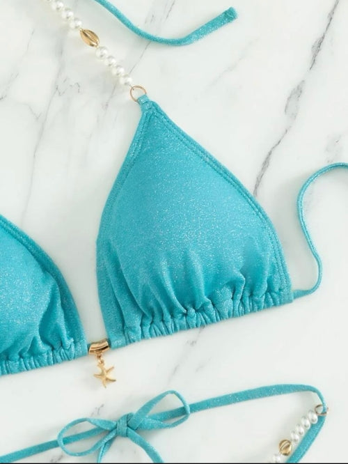 Costum de baie 2 piese Glitter