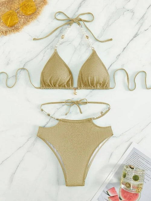 Costum de baie 2 piese Glitter