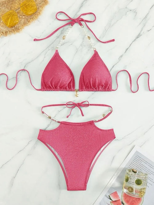 Costum de baie 2 piese Glitter