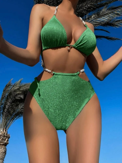 Costum de baie 2 piese Glitter