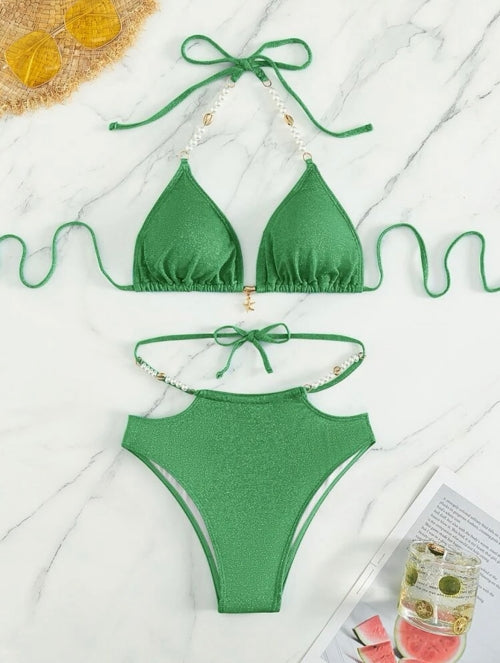 Costum de baie 2 piese Glitter