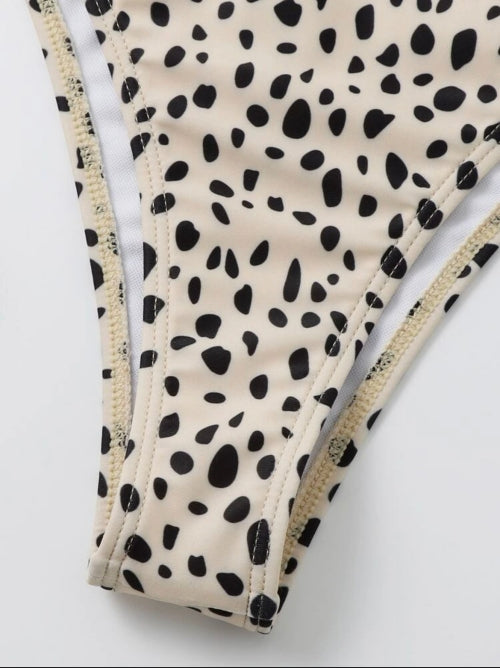 Costum de baie 3 piese Dots