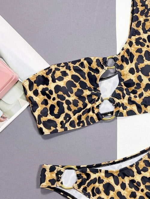 Costum de baie 2 piese Animal Print