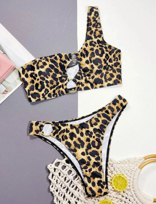 Costum de baie 2 piese Animal Print