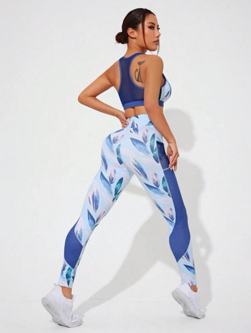 Compleu 3 piese Blue Aqua