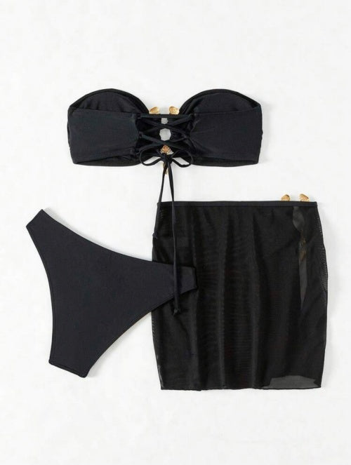 Costum de baie 3 piese Danza