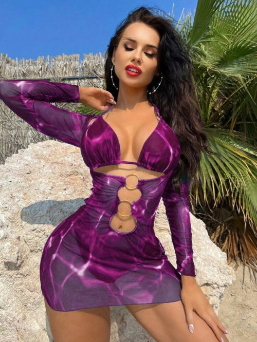 Costum de baie 3 piese Aqua