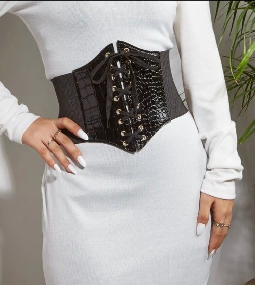Corset Cloe roșu,negru,maro