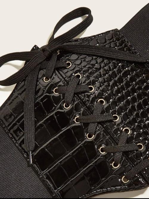 Corset Cloe roșu,negru,maro