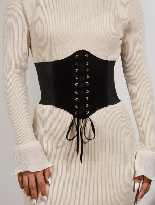 Corset Cloe roșu,negru,maro