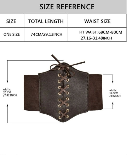 Corset Cloe roșu,negru,maro