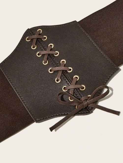 Corset Cloe roșu,negru,maro