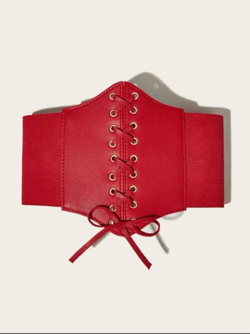 Corset Cloe roșu,negru,maro