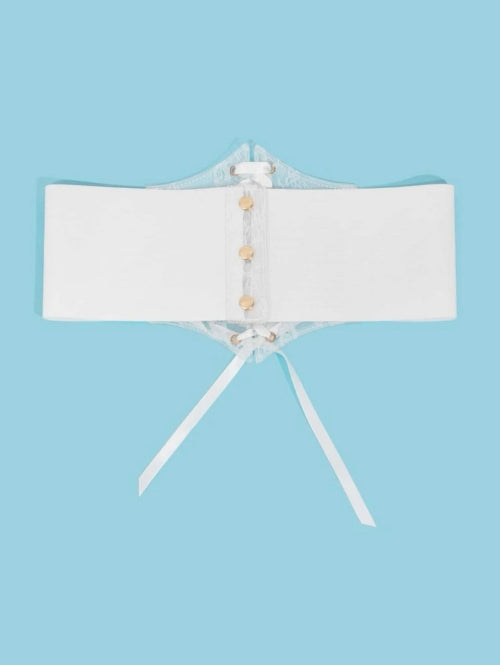 Corset Lance negru, alb