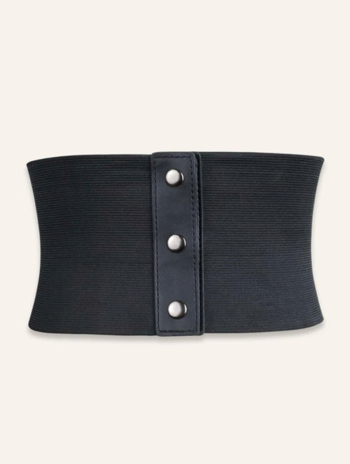 Corset Leather, maro și negru