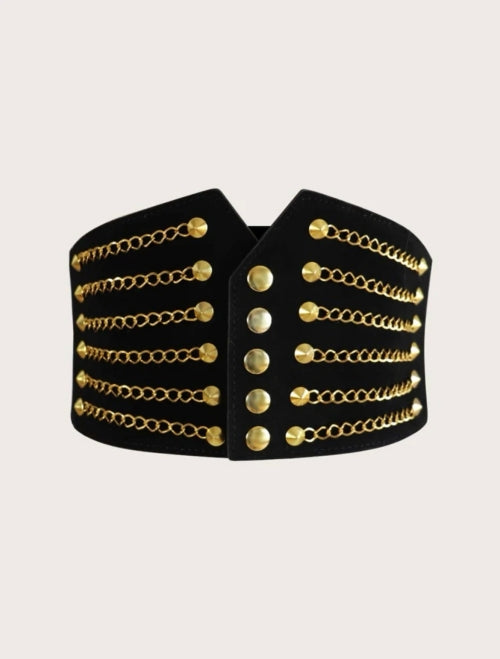 Corset Chair negru, rosu