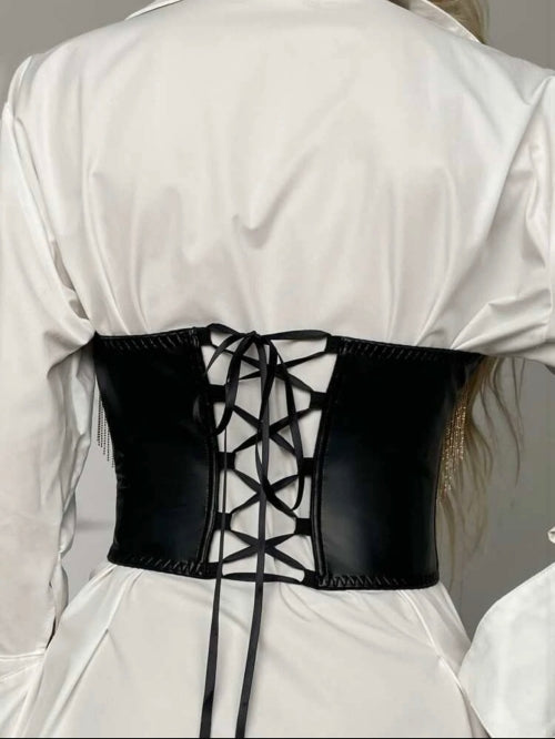 Corset Briliant, negru