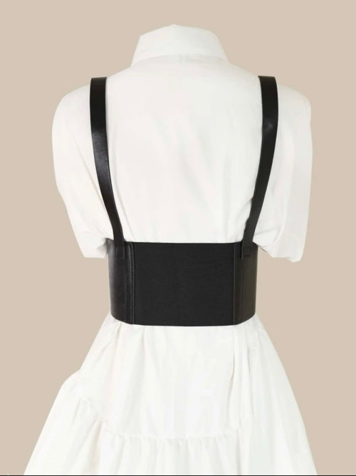 Corset cu bretele Bra, negru