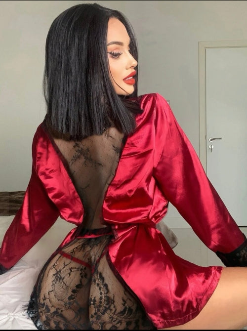 Furou de noapte din satin Elegance