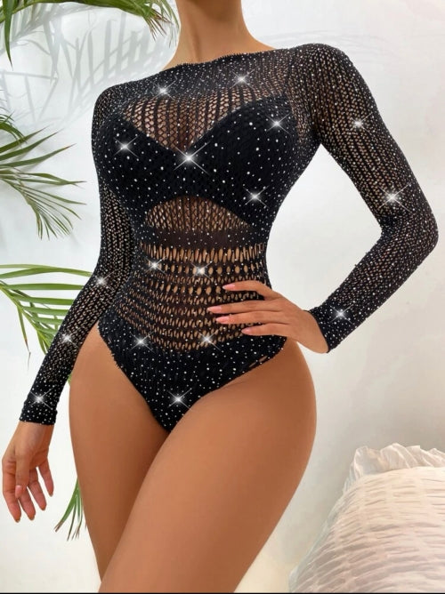 Body strălucitor Diamond negru, alb