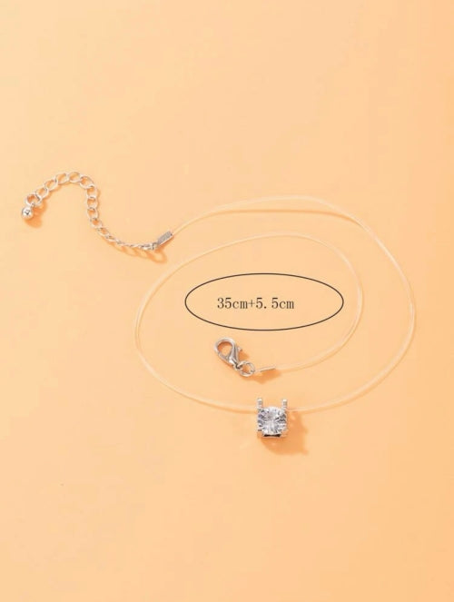 Colier transparent Pure