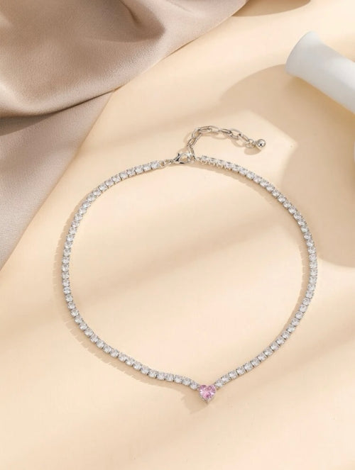 Colier Pink Heart