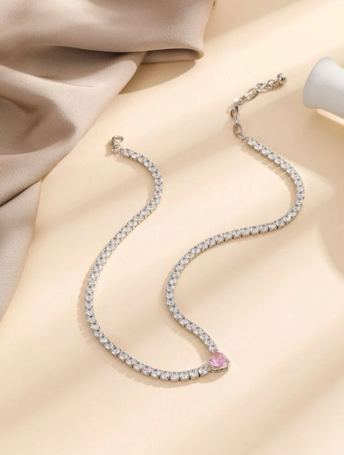 Colier Pink Heart