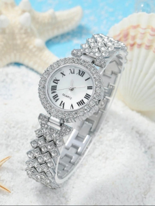 Set din 5 accesorii Lovely argintiu, roze, auriu