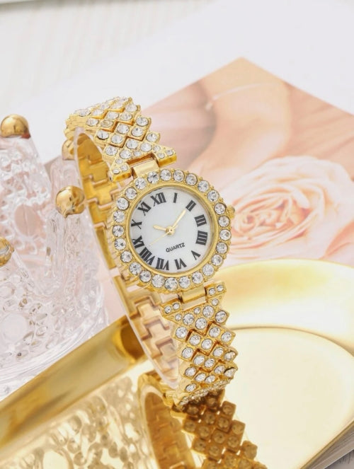 Set din 5 accesorii Lovely argintiu, roze, auriu