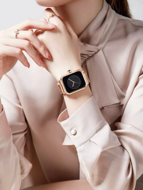 Ceas elegant damă Gold