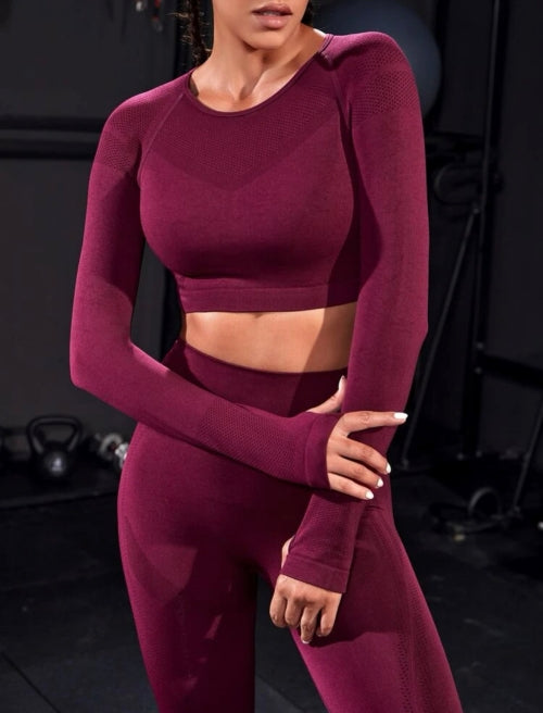 Compleu fitness Bordo vișiniu, negru