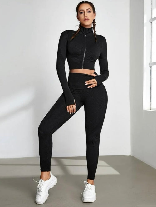 Compleu fitness Anisia, negru