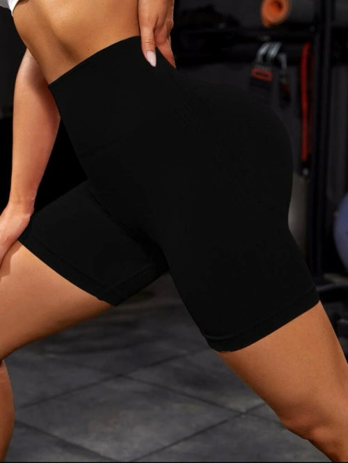 Colanți scurți modelatori Tech, roz, negru