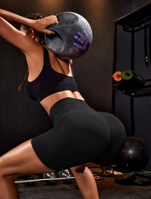 Colanți scurți fitness Red, roșu, negru