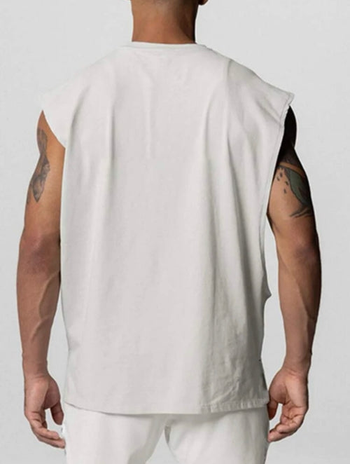 Tricou oversized bărbați Nasa Pro, alb