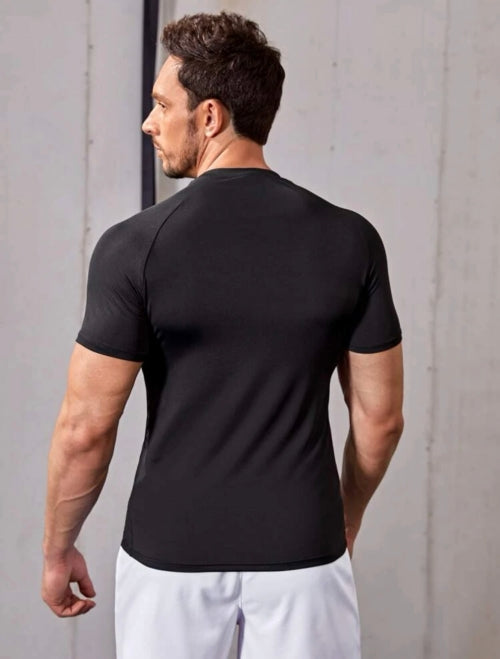 Tricou funcțonal bărbați Flash, negru
