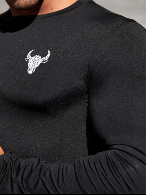 Bluză funcțională bărbați Thor, neagră
