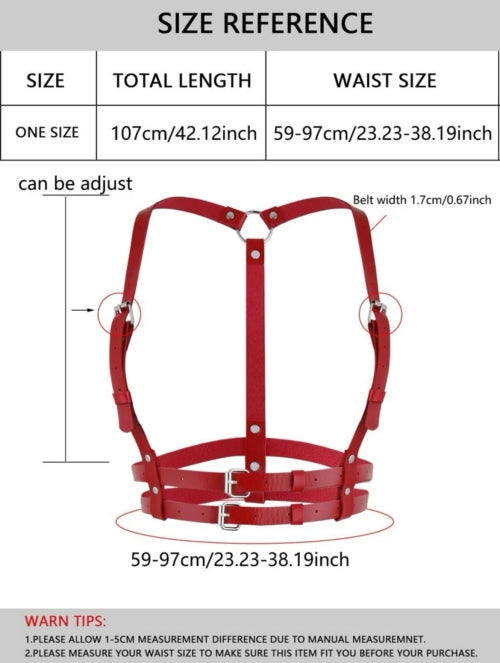 Corset cu bretele reglabile Flash Red