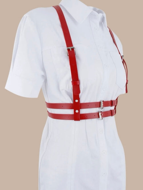 Corset cu bretele reglabile Flash Red
