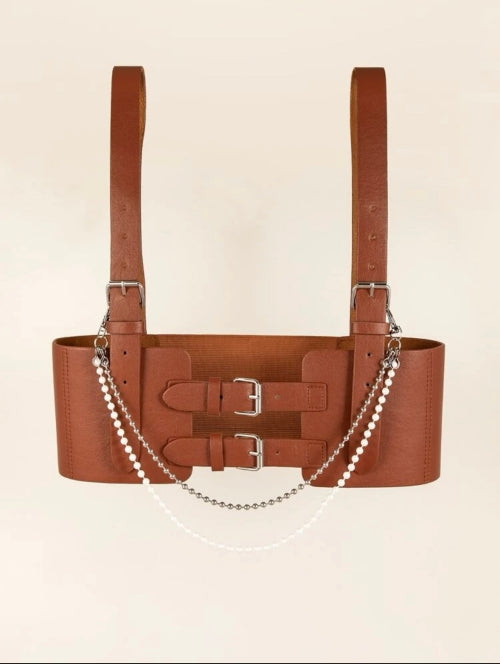 Corset accesorizat Harness Pearl