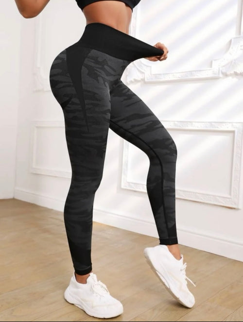 Colanți modelatori Army, negru, gri