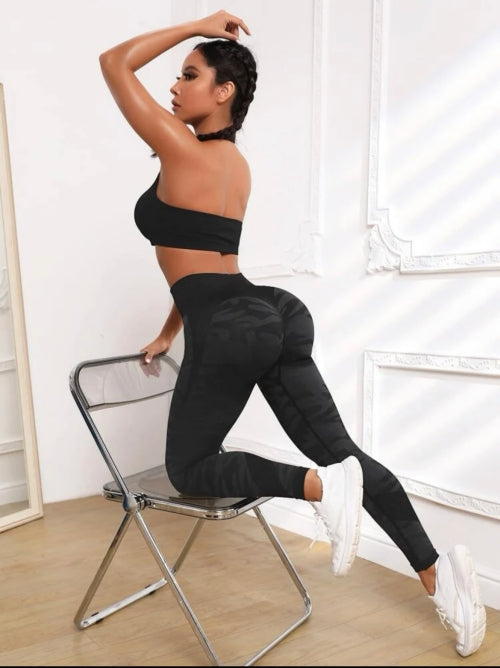 Colanți modelatori Army, negru, gri
