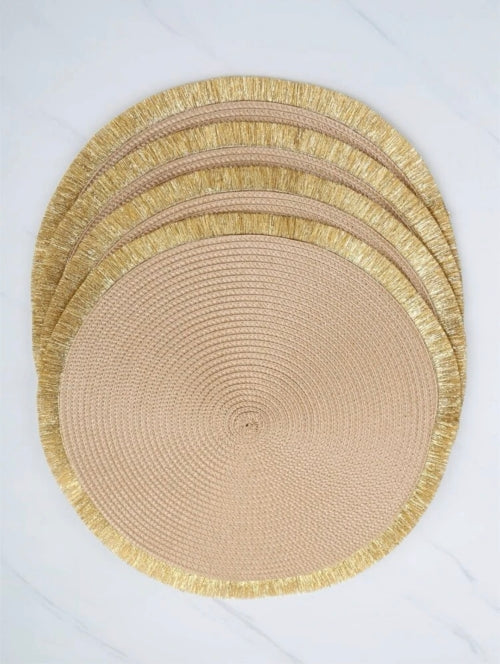 4x Suport pentru farfurie Minimalist, auriu