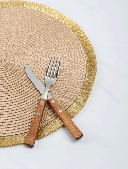 4x Suport pentru farfurie Minimalist, auriu