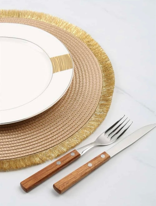 4x Suport pentru farfurie Minimalist, auriu